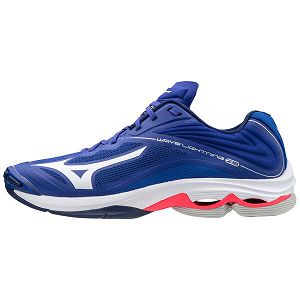 Tenis Para Voleibol Mizuno Wave Lightning Z6 Mujer Blancos/Azules/Rosas | Mexico-238450